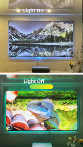 Yinzam Chiếu Fresnel Màn Hình, Đầy Đủ HD 4K 8K Treo Tường Ust Dài Ném Máy Chiếu 16:9 Lớn Rạp Chiếu Phim Gia Đình Màn Hình Máy Chiếu - Product Image 2