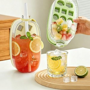 Ice Cube Mold With Lid Mixed Shapes Pet Material Food Grade Ice Tray For Home And Commercial Use - Product Image 1