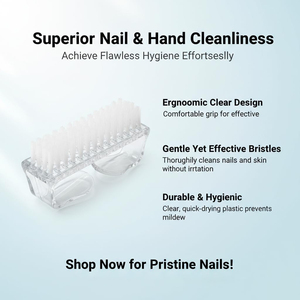 Plastic <b>Nail</b> <b>Brush</b> Fingernail for Toes and <b>Nails</b> Cleaner Pedicure <b>Brushes</b> for Men and Women - Product Image 5