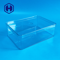 Boîtes d'emballage alimentaire en plastique jetables rectangulaires de grande taille, recyclables, pour chocolat, nouilles, hamburgers, pizzas - Vente en gros