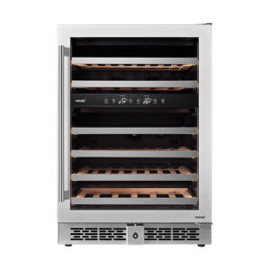 Refroidisseur de boissons électrique personnalisé en acier inoxydable noir, armoire réfrigérante à température constante, capacité 130L, pour la maison et l'hôtel - Product Image 6