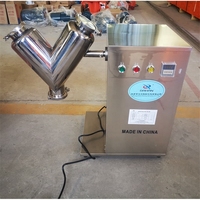 Mélangeur électrique automatique de type V pour aliments et produits chimiques, faible puissance, certifié CE ISO, capacité 8L