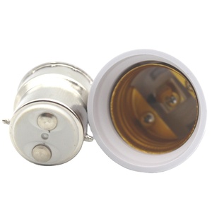 Adaptateur de douille à vis en plastique blanc <span class=keywords><strong>E27</strong></span> à <span class=keywords><strong>B22</strong></span>, <span class=keywords><strong>convertisseur</strong></span> pour lampes à économie d'énergie AC 110-250V - Product Image 4