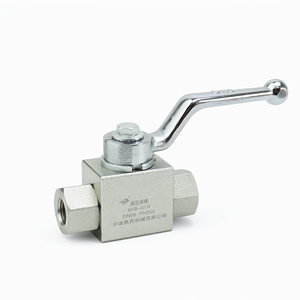 Válvula de Bola de Alta Presión de Acero al Carbono KHB-G1/4 DN06, Válvula de Cierre Hidráulica con Rosca Externa PN315 - Product Image 1