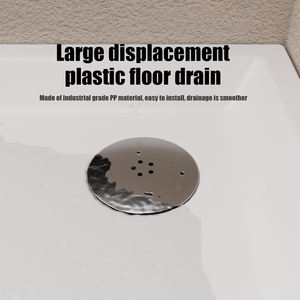 غطاء تصريف دش 90 حفرة من الكروم ، غطاء تصريف دش سريع التدفق من ABS ، غطاء تصريف دش بديل من ABS - Product Image 5