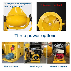 Chinesische Fabrik Tragbare Diesel-Mini-Betonmischpumpe 350L/700L Kleine Betonmischmaschine Hochleistungs-Betonmischer - Product Image 3