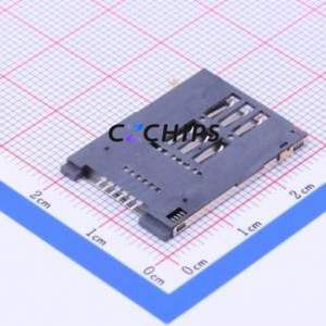 SIM-114 SIM Card Connector SMD Connector Self-Return Type Mini SIM Card Card Holder 1.85mm - Product Image 2