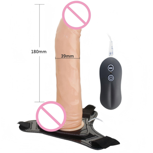 Vibromasseur à sangle 10 fonctions, courbé, en TPE et ABS, réglable, à piles, jouet intime pour couples APHRODISIA - Product Image 6