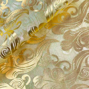 نسيج الزفاف اللامع الذهبي نسيج الميكا مع الترتر النسيج للنساء حزب اللباس - Product Image 6