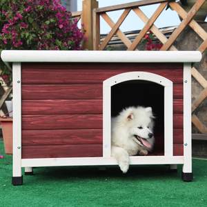 Holz im Freien niedlichen Tier kleine Haustier Hunde Zwinger Großhandel bequeme Bett Kiste Häuser Top-Qualität Hunde käfig Haus - Product Image 4