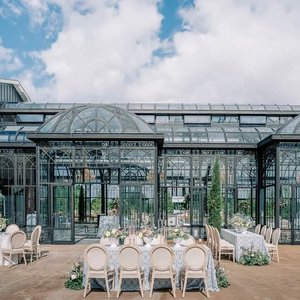 Serre de luxe avec accents <span class=keywords><strong>en</strong></span> <span class=keywords><strong>fer</strong></span> forgé, climatisation automatique pour les jardiniers sérieux - Product Image 4