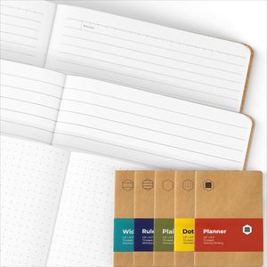 Carnet de notes, journal, carnet de champ, cahier de composition à reliure cousue en papier kraft, impression personnalisée, formats A4, A5, B5, prix usine - Product Image 1