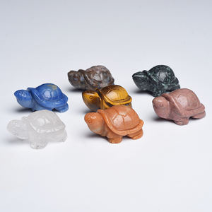 <span class=keywords><strong>Tortuga</strong></span> tallada a mano de alta calidad, animales de cristal, animales pequeños para decoración del hogar, labradorita - Product Image 4