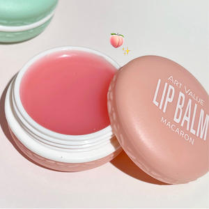 Macaron baume à lèvres doux rafraîchissant non gras huile pour les lèvres fruité hydratant quotidien fille rouge à lèvres - Product Image 1