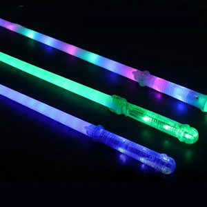 Espadas de Luz de PVC Baratas para Niños, Barras Luminosas Coloridas, Juguetes Láser con Luz, Espadas Intermitentes LED - Product Image 5