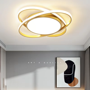 Lampada da Soffitto LED Nera dal Design Creativo per <span class=keywords><strong>Camera</strong></span> da Letto e Soggiorno - Product Image 3