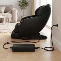 Adaptateur secteur certifié 9V8A QC3.0, niveau VI, faible ondulation, charge rapide, pour serrures de porte intelligentes et fauteuils de massage