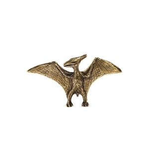 Adorno Único de Pterodáctilo Jurásico de Latón, Mascota de Té de Dragón Volador para Oficina y Decoración - Product Image 3
