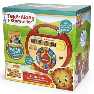 Appareil interactif d'histoires pour enfants en bas âge |   Jouet à emporter <span class=keywords><strong>Daniel</strong></span> Tiger personnalisable en usine OEM - Product Image 3