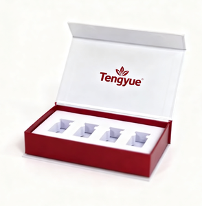 Caja de regalo magnética de lujo con cierre, caja blanca de cierre de caja para regalo, embalaje de caja de regalo de cartón - Product Image 1