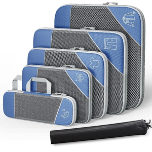 Juego de bolsas organizadoras de viaje 6 en 1, bolsas organizadoras de equipaje de viaje ligeras, 6 uds., cubos de embalaje, juego de bolsas de viaje - Product Image 2