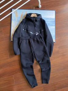 Tuta Sportiva in Pile Tecnico di Cotone con Zip Intera, Set Felpa con Cappuccio, Vendita Separata di Top o <span class=keywords><strong>Pantaloni</strong></span> - Product Image 3