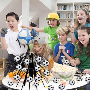 Centro de Mesa con Forma de Balón de Fútbol, Adorno para Decoración de Mesa, para Fiestas de <span class=keywords><strong>Cumpleaños</strong></span>, Eventos Deportivos, Celebraciones de Fútbol - Product Image 3