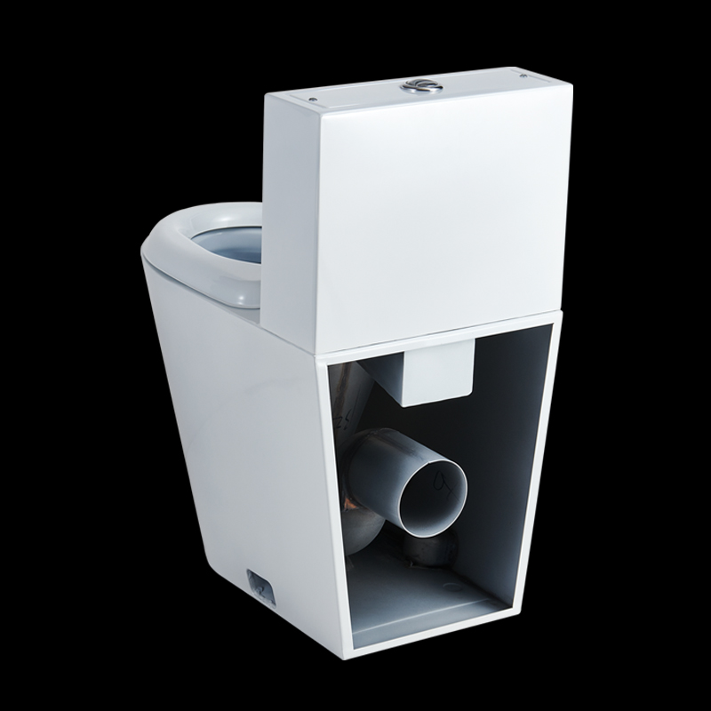 Customized Color One Piece WC Metal Bathroom Toilet For Sale