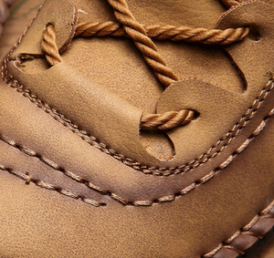 Mocassins en cuir décontractés pour hommes de haute qualité, faits à la main, respirants, avec doublure en maille, pour l'été et le printemps, rehaussant la taille, tendance - Product Image 4