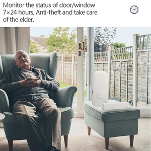 Batería de litio inteligente CE Tuya y alarma con sensor de apertura y cierre automático para la seguridad del hogar, recargable por USB tipo C - Product Image 4