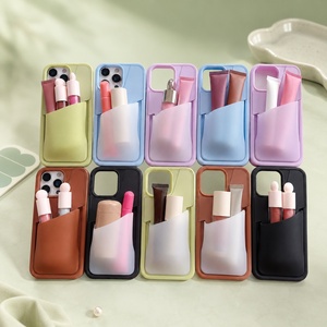 Modische Silikon-Schutzhülle für iPhone mit Lipgloss-Halter - Product Image 3