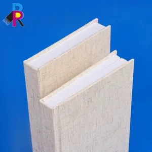 Fabriek Op Maat Bedrukt Hardcover Stof Linnen Cover Blanco Manifestatie Dagboek