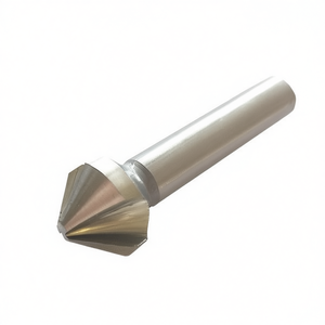 Broca avellanadora HSS-Co TA1240 DIN 335 C de 90° con 3 filos y vástago cilíndrico para acero - Product Image 2
