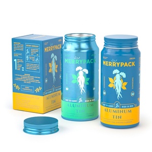 round shape metal box customized gift packaging130ml food grade pill capsule medicine tin can