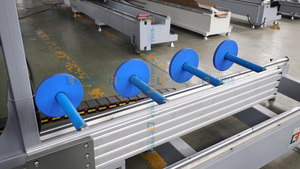 Nouvelle scie à onglet double tête E-WORLD pour la découpe de l'aluminium 380V, haute précision, machine industrielle pour la fabrication de fenêtres et de portes - Product Image 4