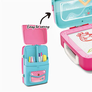Mochila 3 en 1 creativo juguetes de aprendizaje de dibujo conjunto niños pintura educativos tablero de escritura juego juguete - Product Image 2