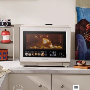 เตาอบไมโครเวฟแบบพาความร้อน Midea ขนาด 32 ลิตร พร้อมฟังก์ชั่นย่างไอน้ำ ควบคุมด้วยระบบสัมผัส มัลติฟังก์ชั่น วางบนเคาน์เตอร์ ใช้ไฟฟ้า 1800 วัตต์ - Product Image 3