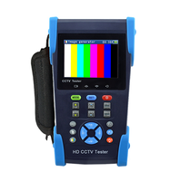Probador de CCTV 5 en 1 HD de 3.5 Pulgadas con Soporte para CVBS, AHD, TVI, CVI, SDI, Control PTZ, Prueba de Cable UTP y Salida de Alimentación de 12V