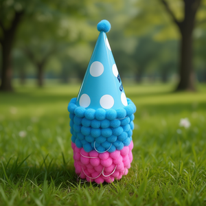 Cappello di Compleanno 20cm Confezione Mista 12 Pezzi per Sacchetto Decorazione per Feste - Product Image 1