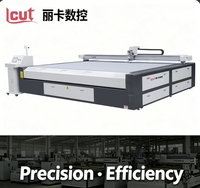 Máquina de Corte de Cuero con Cuchilla Oscilante CNC LCUT, Equipo Profesional para Cortar Cuero para Pequeños Talleres de Procesamiento de Cuero