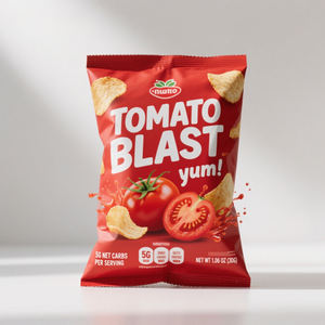 บรรจุภัณฑ์ขนมขบเคี้ยวแบบพองลมพิมพ์ลายตามสั่ง บรรจุภัณฑ์สุญญากาศสำหรับขนมขบเคี้ยว เช่น ข้าวอบกรอบ ชีสพัฟ นาโชส์ มันฝรั่งทอด - Product Image 5