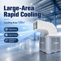 Ventilateur de refroidissement évaporatif à grand débit d'air, refroidisseur d'air à eau, économie d'énergie, pour usine, supermarché, entrepôt