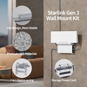 Starlink Gen 3 V3 2-in-1-Wandhalterung für Router und Netzteil Standard-Router-Halterung - Product Image 3