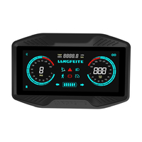 Papan Speedometer Digital Sepeda Motor Tahan Lama, Tahan Sinar Matahari, dan Dapat Disentuh, Cocok untuk Sepeda Listrik
