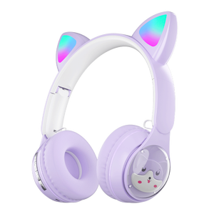 Mới đến QC-28T Tai nghe không dây tai nghe Tai nghe BT dễ thương động vật hoạt hình đồng hành auriculares <span class=keywords><strong>Bluetooth</strong></span> - Product Image 1