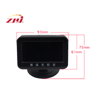 ZJY Speedometer mobil Universal kualitas tinggi dengan layar LCD 12V24