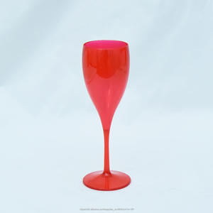 Hotel drink cup plastic acrylic black plastic glass champagne flutes champagne - Product Image 3