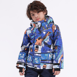 Traje de esquí y snowboard para niños, niños y niñas, grueso, cálido, a prueba de viento, impermeable, traje de nieve de doble tabla con cierre de cremallera - Product Image 6