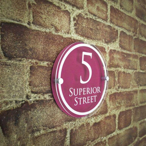 <strong>Door</strong> Number <strong>Plate</strong> for Hotel ADA Signage Office <strong>Front</strong> <strong>Door</strong> <strong>Name</strong> <strong>Plates</strong> Room Plaque Wall Sign - Product Image 2