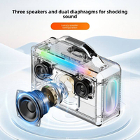 Enceinte de fête 300W avec éclairage LED monochrome, karaoké, streaming en direct, micro intégré V5.3, étanche IPX5, 500-1000mAh